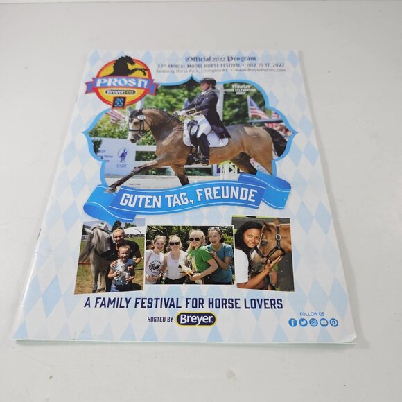 Breyerfest 2022 Official Program Prost Breyer Horse Event Catalog - Picture 5 of 9